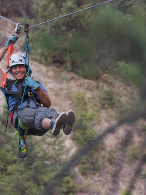 Ziplining in the Columbia Valley